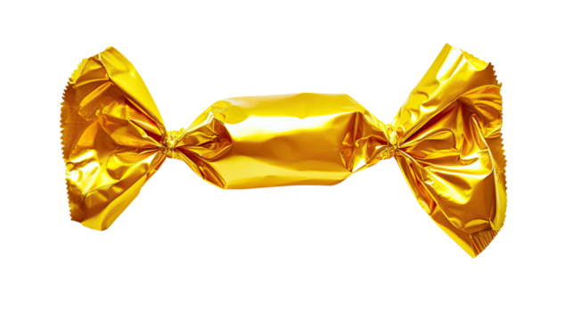 candy wrapper on a white transparent background