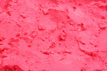 Texture of tasty berry sorbet as background, closeup