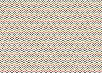 ジグザグのパターン、クリスマスカラーのジグザグ模様、背景素材