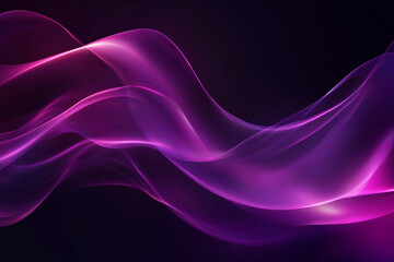 Abstract shiny color purple wave design element