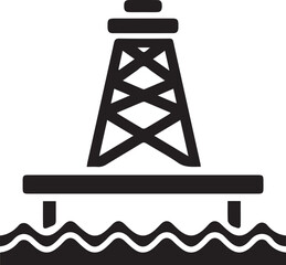 Oil icon symbol vector image Illustration
