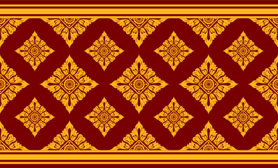 Traditional Balinese Pattern Background Vector