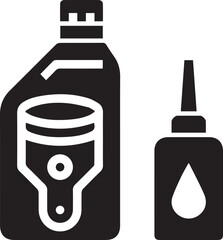 Oil icon symbol vector image Illustration
