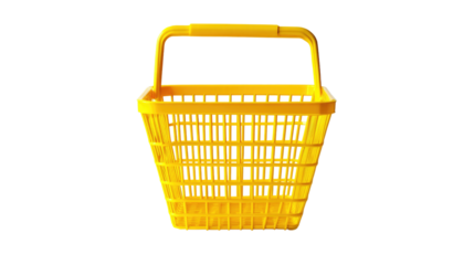 shopping basket on a white transparent background