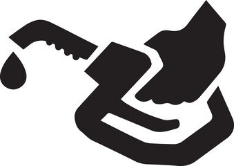 Oil icon symbol vector image Illustration
