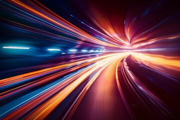 speed technology light concept background.