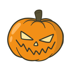 Halloween pumpkin illustration