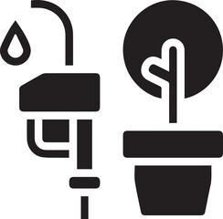 Oil icon symbol vector image Illustration
