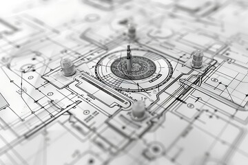 Schematic sketch of a headphone chip.