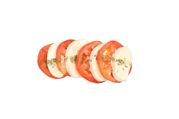 PNG, Salad Caprese, isolated on white background