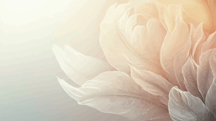 Fototapeta premium This is an elegant flower close-up, with soft pink tones, creating a warm and quiet atmosphere.