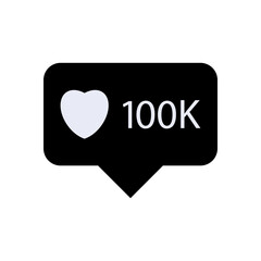 Popular Icon. Liked Many People, Symbol Many Viewers - Vector. 
