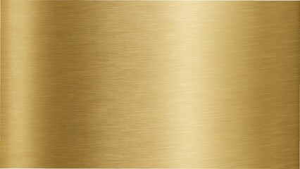 A gold metal plate featuring a sleek brushed finish, reflecting light with a subtle sheen and elegant texture.