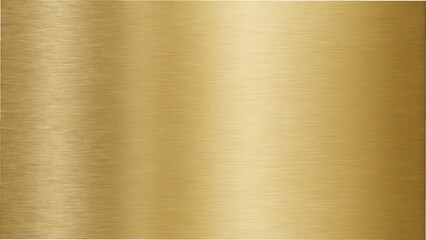 A gold metal plate featuring a sleek brushed finish, reflecting light with a subtle sheen and elegant texture.