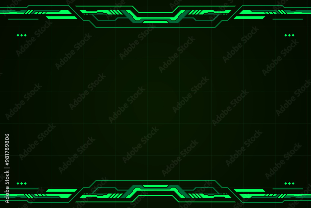 Poster control panel abstract modern technology futuristic interface hud vector background design