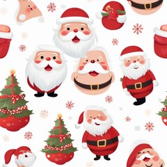 Christmas theme and Ornament tile Pattern