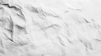 Fototapeta premium White creased paper texture with shadows.