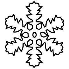 Snowflake Outline