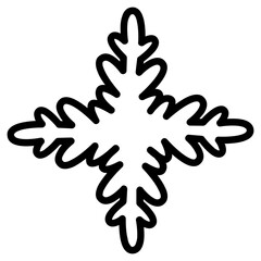 Snowflake Outline