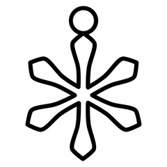 Snowflake Outline