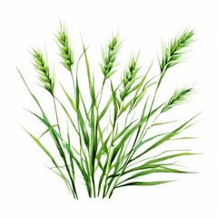 Fototapeta premium the AI Image Generator Neon Green Grass Meadow