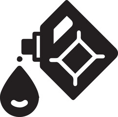 Oil icon symbol vector image Illustration
