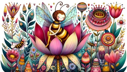 "Aventuras de Abejitas y Flores M&aacute;gicas"