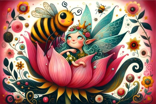 "Aventuras de Abejitas y Flores M&aacute;gicas"