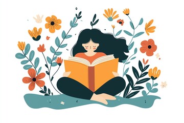 "Joyful Children Jumping Out of an Open Book Surrounded by Flying Books – A Vibrant Illustration Celebrating Education, Imagination, and the Joy of Learning
