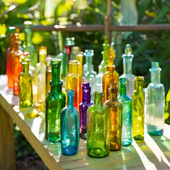 colorful bottles
