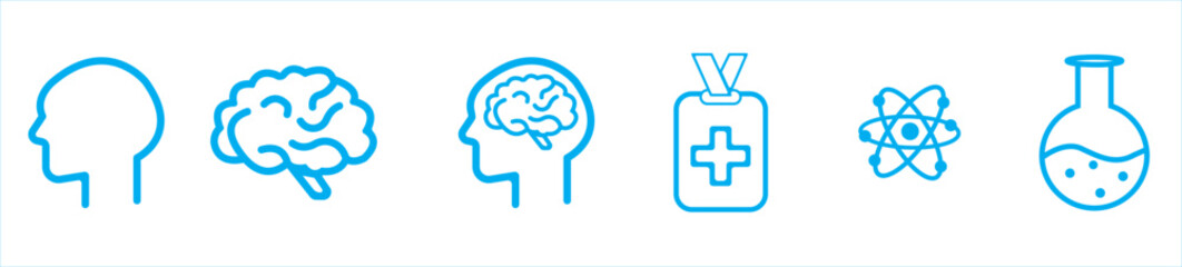 Medical icon set. Medical related icons vector illustration icon set