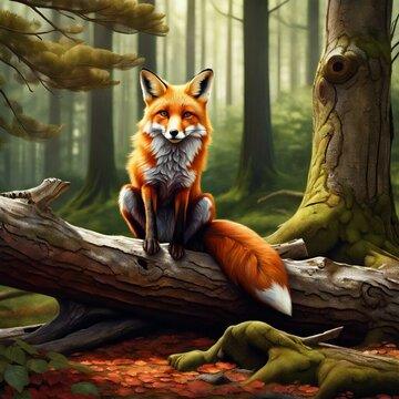Red Fox in the Wood