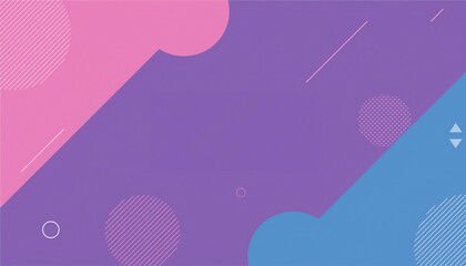 ピンクと紫と青のポップな抽象的背景