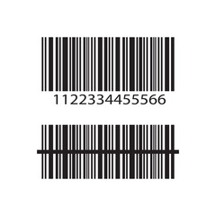 scan barcode icons, vector illustration