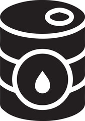 Oil icon symbol vector image Illustration
