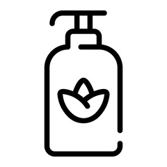 shampoo line icon