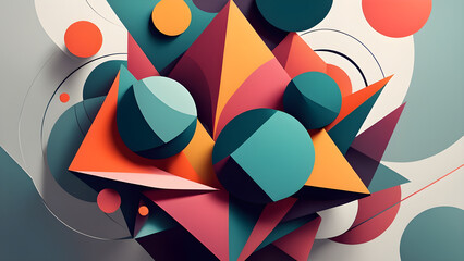 Geometric Graphics Background