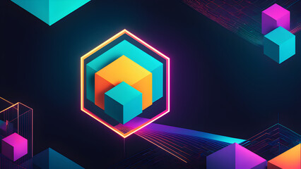 Geometric Graphics Background
