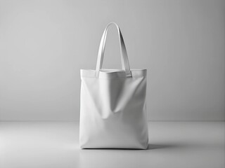White bag mockup. AI Generative