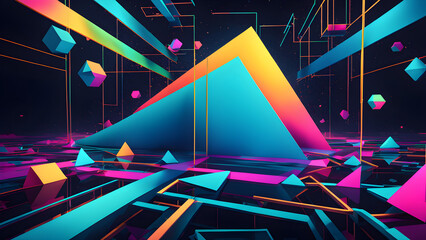 Geometric Graphics Background