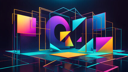 Geometric Graphics Background