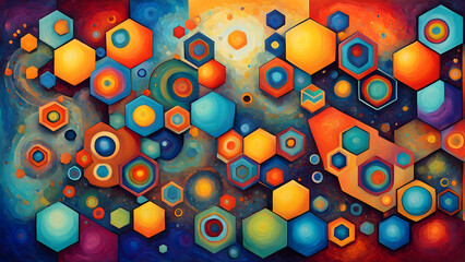 Geometric Graphics Background