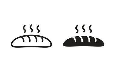 bread icon, bread sign vector