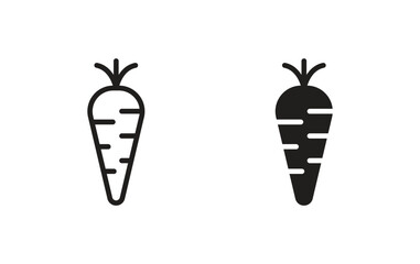 Carrot icon, Carrot sign vector