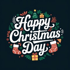 Happy Christmas Day Design