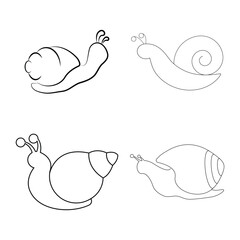 black snail icon