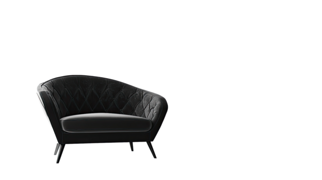 sofa on a white transparent background