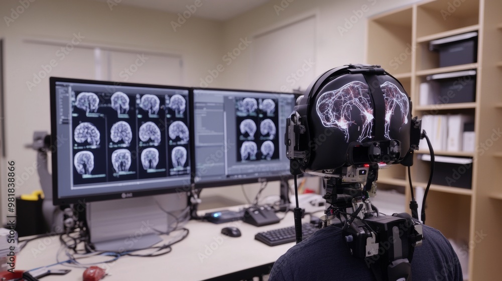 Aufkleber brain imaging technology with robotic interface