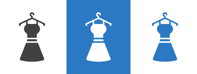 Fashion boutique icon thin line illustration