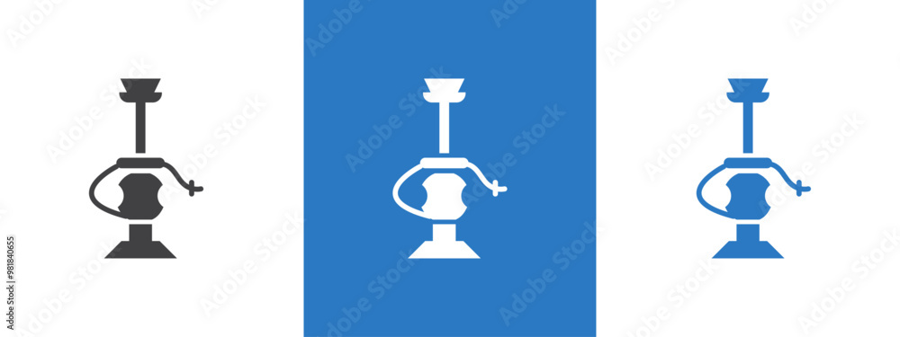 Wall mural Hookah icon thin line illustration